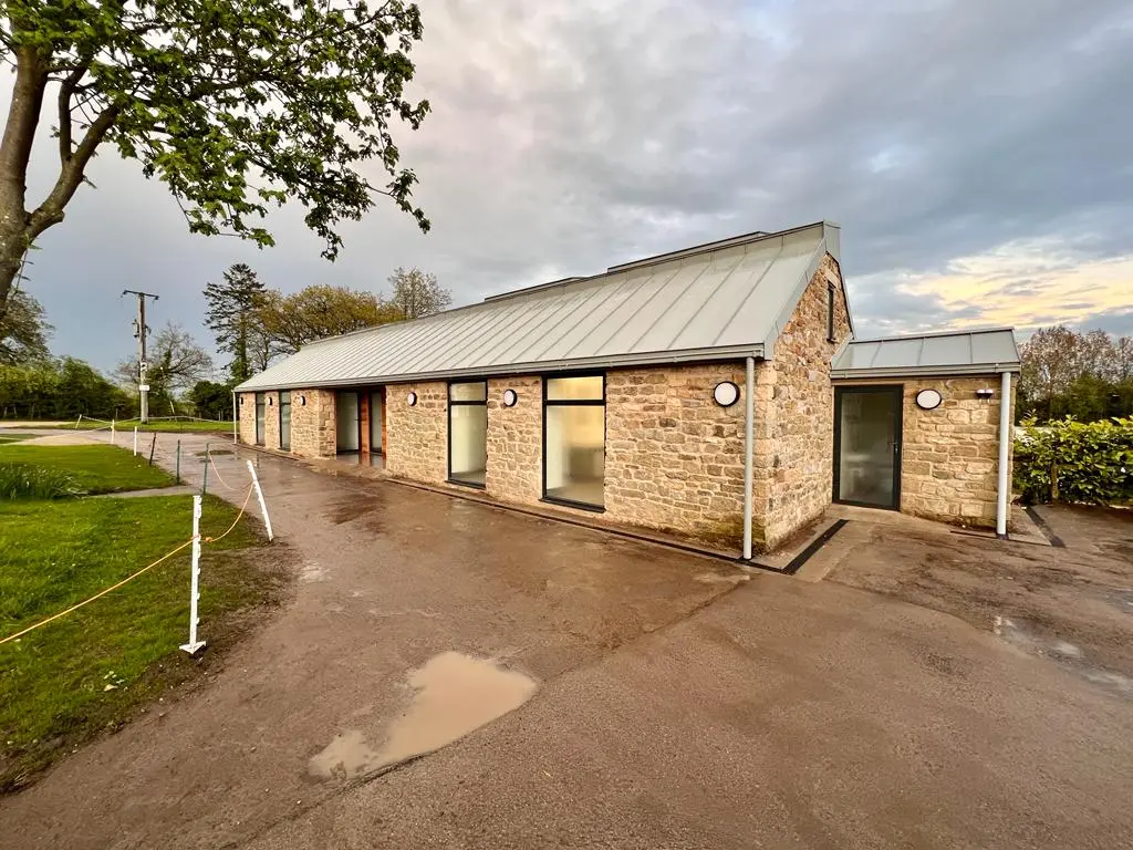 Commercial shower block